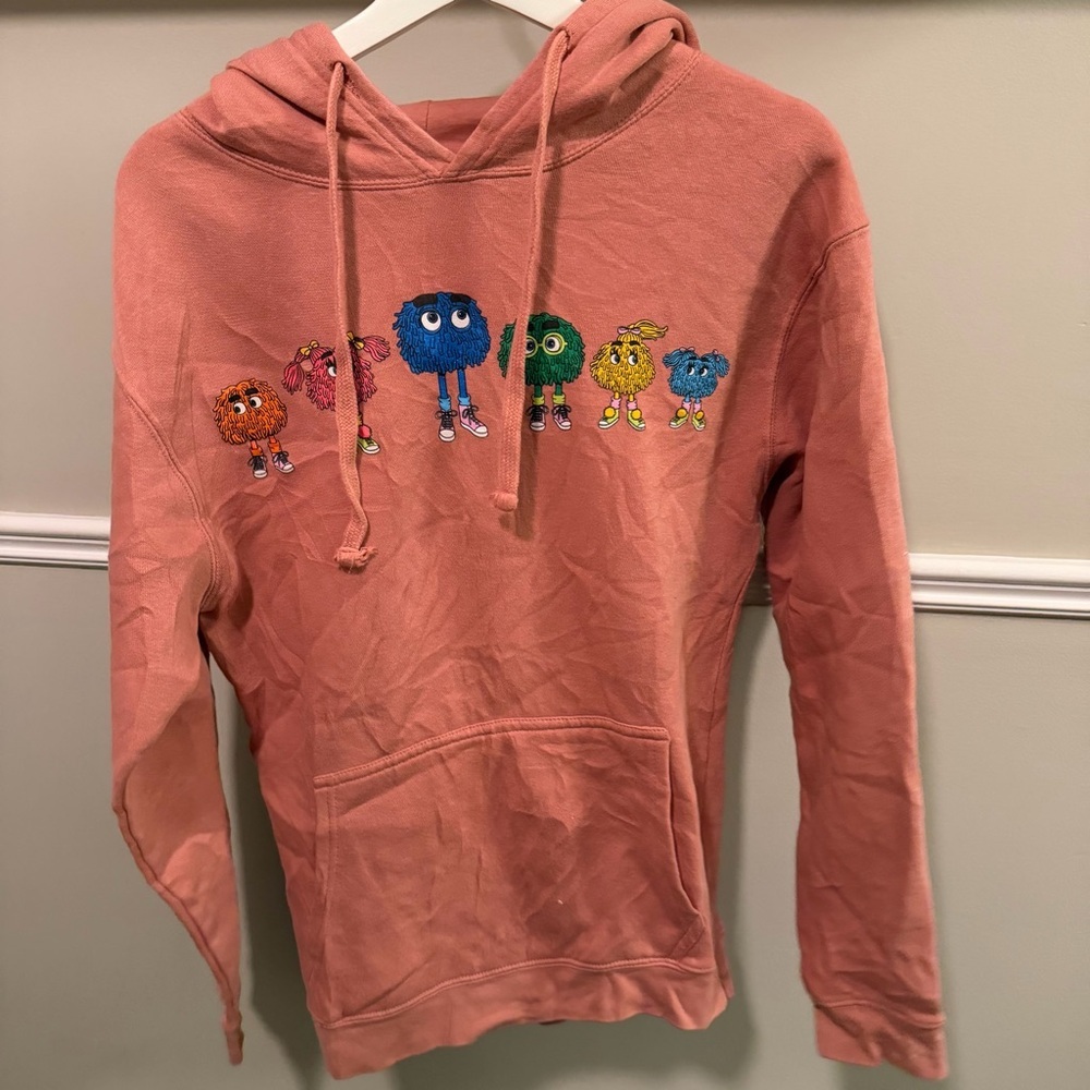 McDonaldland Fry Guys Graphic Hoodie | Pink | Size Small